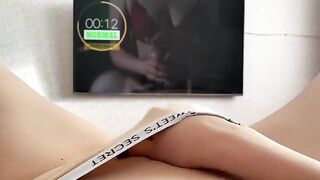 I checked my "try not to cum" challenge, damn it was close!