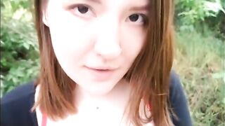 An Asian girl gets fucked by the first comer in a new city