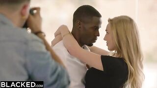 Blonde Kendra Sunderland gets obsessed with BBC in BLACKED