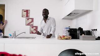 Cute baby Valentina Ricci cheats on her husband with a black man’s huge cock