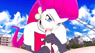 Jessie from Team Rocket wants to fuck your rocket Pokémon