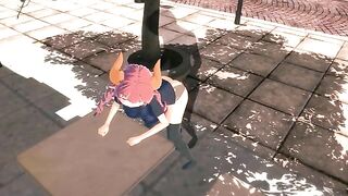 A date with the invisible one in 3D hentai