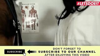 Doctor fucks two petite nurses in a hardcore threesome