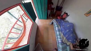 The housemaid got a big dick from the tourist in her pussy