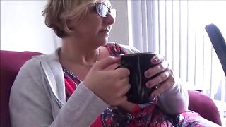 The step mom welcomes her step son back home after family therapy