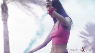 Skinny brunette Eliza Ibarra gets fucked hard by TOUGHLOVEX