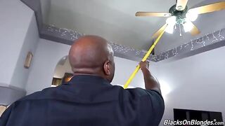 Petite Latina Jazmin Luv from Las Vegas gets fucked by a handyman