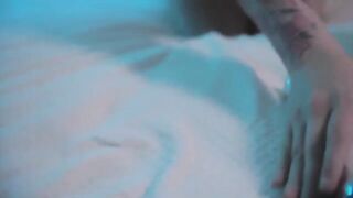 A hot young girl caresses herself until she's ready to finish