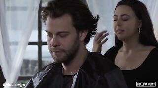 A steamy situation unfolds during a quarantine in this Bellesa Films scene