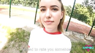 A girl is fucking with the teacher to get a good mark