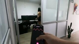 Public masturbation challenge with Martina Smith in a car, getting wild