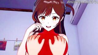 Rent a girlfriend Chizuru Mizuhara's special service - Hentai