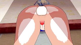 Rebecca Bluegarden gets her pussy stuffed with cock in 3D hentai