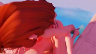 Wendy Corduroy from Gravity Falls gets fucked in a unique 3D sound style
