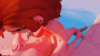 Wendy Corduroy from Gravity Falls gets fucked in a unique 3D sound style