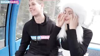 Hot blonde Christy White enjoys public sex in the park