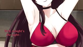 Beidou, the genial warrior from Genshin Impact, offers a night of pleasure in this animated hentai JOI video