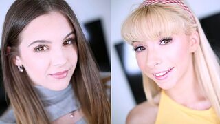 An aspiring actress competes with another beauty at an intense audition