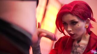 The hottest cosplay girl Vi from Arcane has the dirtiest dream to get fucked hard