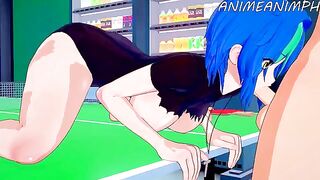 High School DxD Xenovia Quarta gets her pussy filled with cum in a hot hentai scene