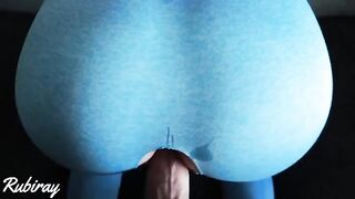 Babe fucked in her tight pussy by her best friend in yoga pants
