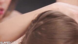 Two roommates, Gianna and Sky Bri, are having a little bit of girl-on-girl fun