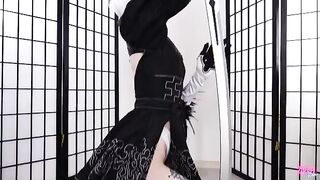 2B’s android body examined by plugging holes - CUT version