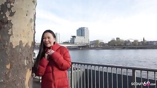First time rimming and sex - Asia college girl Luna I got picked up and fucked hard