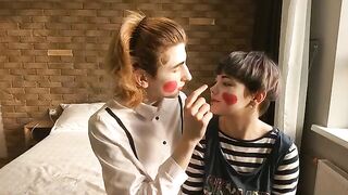 A sexy mime show with passionate and romantic sex between the couple
