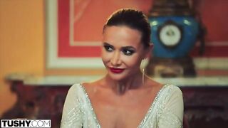 Stunning model Venera gets her ass gapped in a sensual TUSHY scene