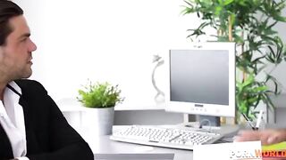Latina secretary Susy Gala seduced her boss to get fucked hard in the office