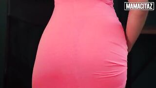 Casting with beautiful Latina newbie Shaira A, showcasing her big fake tits