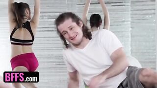Yoga master fucked by pervert student and his friends