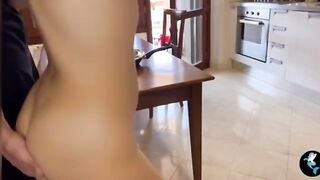 The Italian woman was begging for more until she squirted
