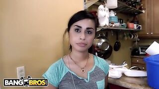 Horny hung client gets his knob polished by sexy Latina maid in BangBros scene