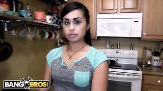Horny hung client gets his knob polished by sexy Latina maid in BangBros scene