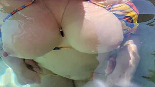 Step sister got caught jerking off in the hot tub by my friend