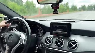 Italian beauty buys a used car and fucks the seller