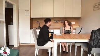 She has sex with a real estate agent to get a discount on rent