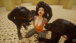 Furry sex in the backroom, a wild scene
