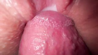 A young guy fucked his stepsister and cum on her pussy in a steamy scene