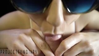 Foreskin play and blowjob action in HD quality