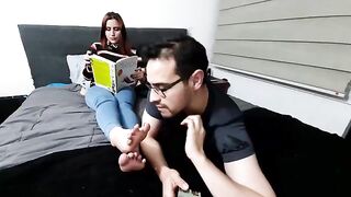 My guys have a secret foot fetish, they love my feet