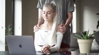 I took a Zoom class with a cute guy and got intimate with him - Eva Elfie