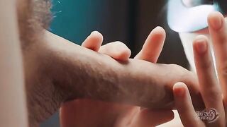 That's what a real cumslut should do with used condoms! Draining big fat loads. 4K close-up. Swallow