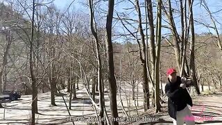 Chihuahua Vlog. A day with Kleomodel ended with a group encounter in the woods