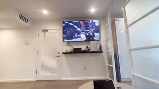 Babe won't let me finish my video game, so we have sex