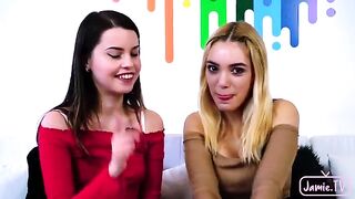 The guys fucked two girls in an intense threesome with Nico Nice