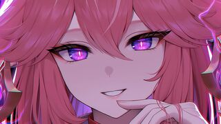Yae Miko's 5-minute edging with her feet, a true challenge