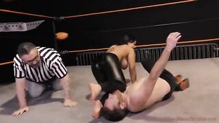 The mistress Nadia White dominates her slave Glenn King